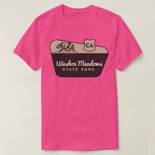 Camiseta Washoe Meadows State Park California - Sinal de bo (Frente do Design)