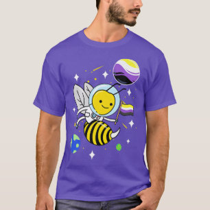 Camiseta Wasp Astronaut Nonbinary Pride
