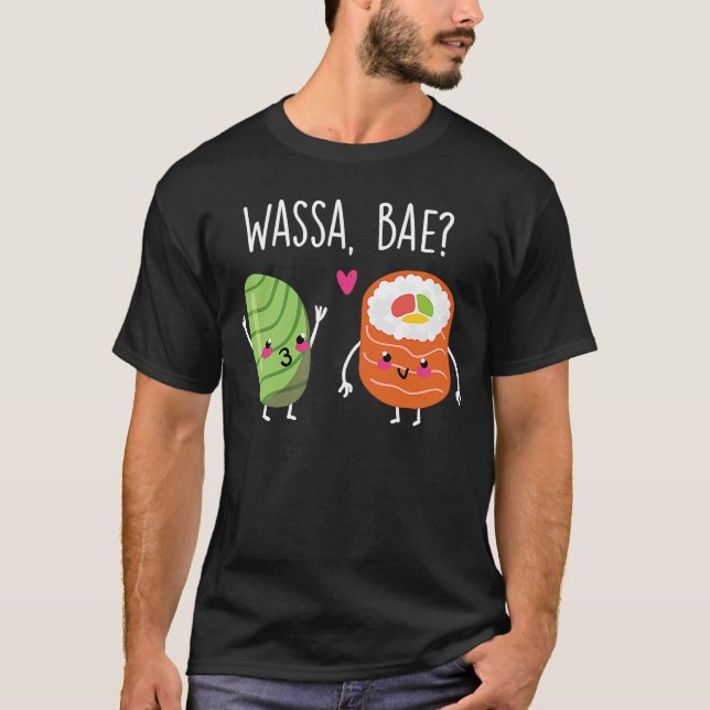 Camiseta Wassa Bae Sushi Casal Wasa (Frente)