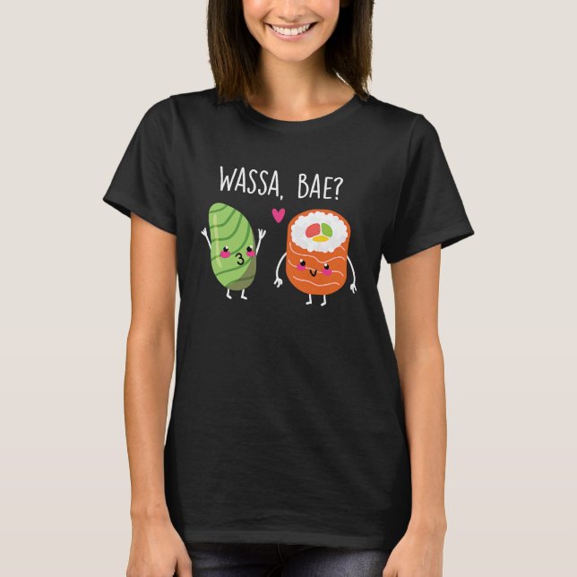 Camiseta Wassa Bae Sushi Couple Wasa (Frente)