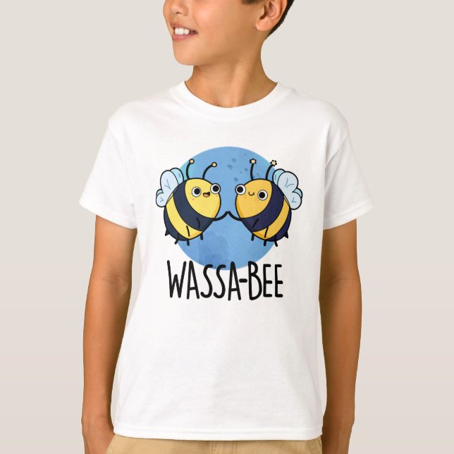 Camiseta Wassabee Funny Wasabi Bee Pun (Frente)
