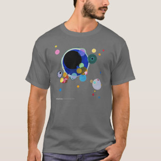 Camiseta Wassily Kandinsky, diversos círculos