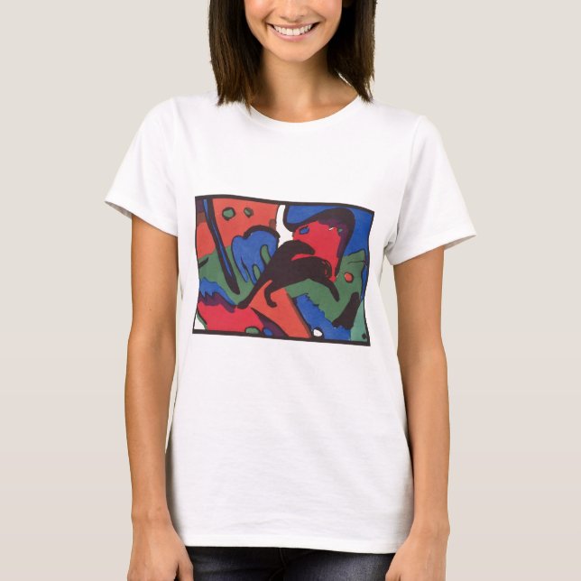 Camiseta Wassily Kandinsky Franz Marc Blue Rider Painting (Frente)