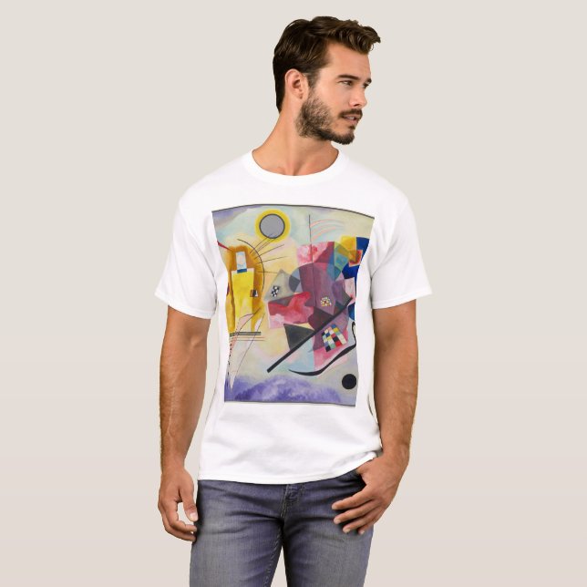 Camiseta WASSILY KANDINSKY - Jaune Rouge Bleu (Frente Completa)