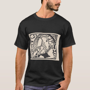 Camiseta Wassily Kandinsky para a xilogravura colorida 'Arc