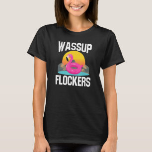 Camiseta Wassup Flockers Vintage Flamingo Animal 2