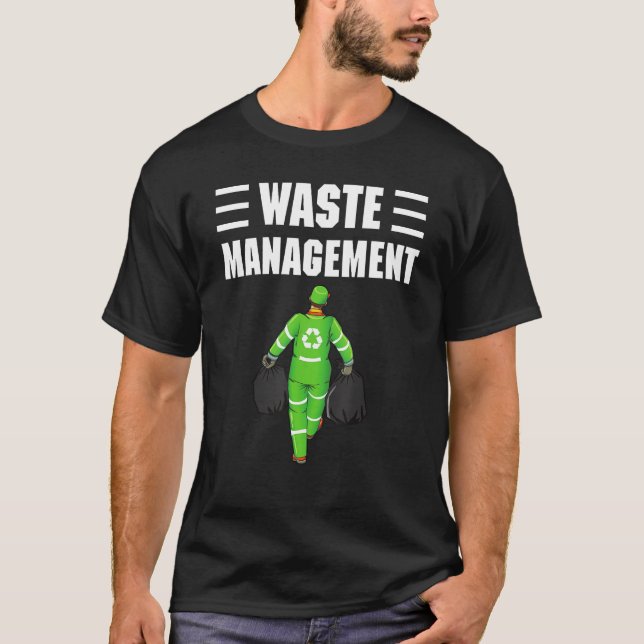 Camiseta Waste Management Collector Boy Recycling Gifts Fun (Frente)