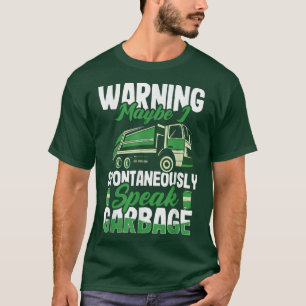 Camiseta Waste Management Recycling Dumb Trash Garbage Truc