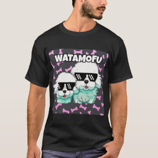 Camiseta WATAMOFU Pop‑Art Bichon Frise T-Shirt
