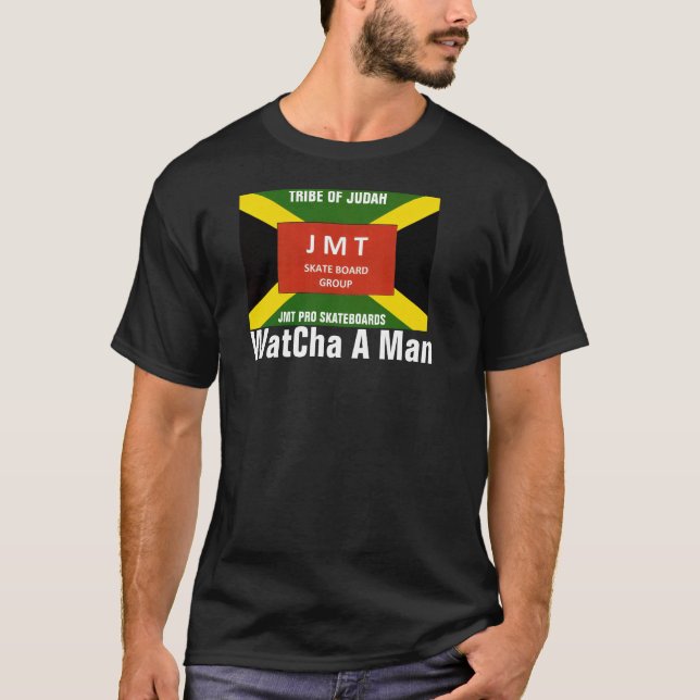 Camiseta WATCHA MAN JMT T-Shirt básico escuro (Frente)