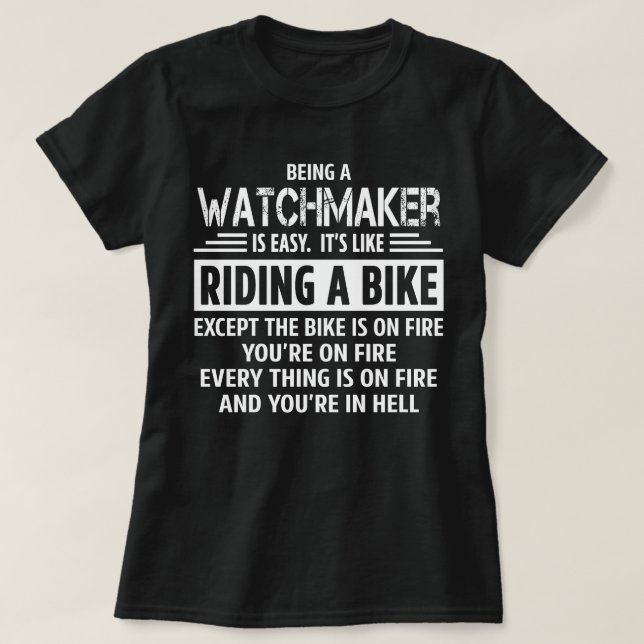Camiseta Watchmaker (Frente do Design)