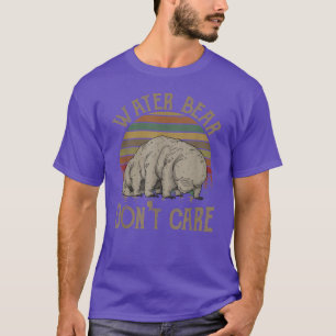 Camiseta Water Bear Don't Care Funny Tardigrade Microbiolog