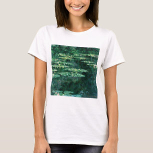 Camiseta WATER LILILIES IN GREEN POND por Claude Monet