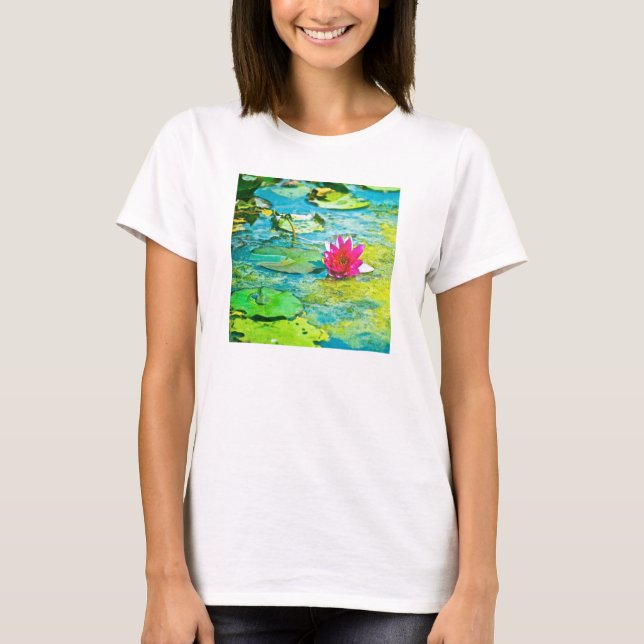 Camiseta Water Lily Lilypad (Frente)