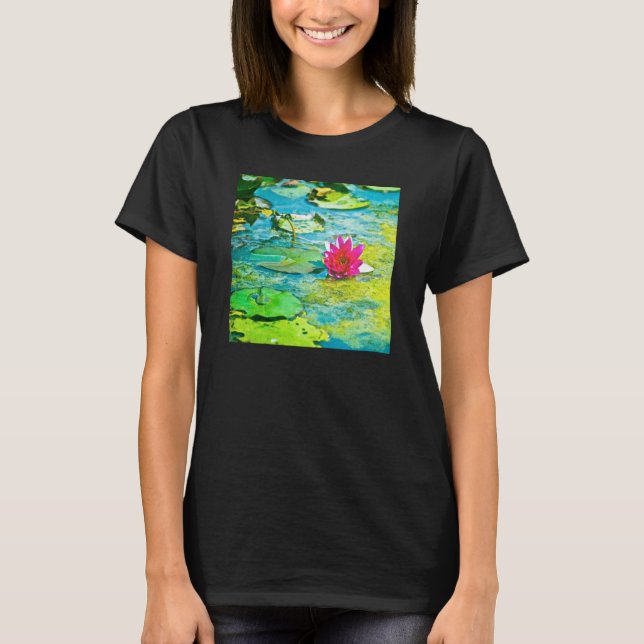 Camiseta Water Lily Lilypad (Frente)