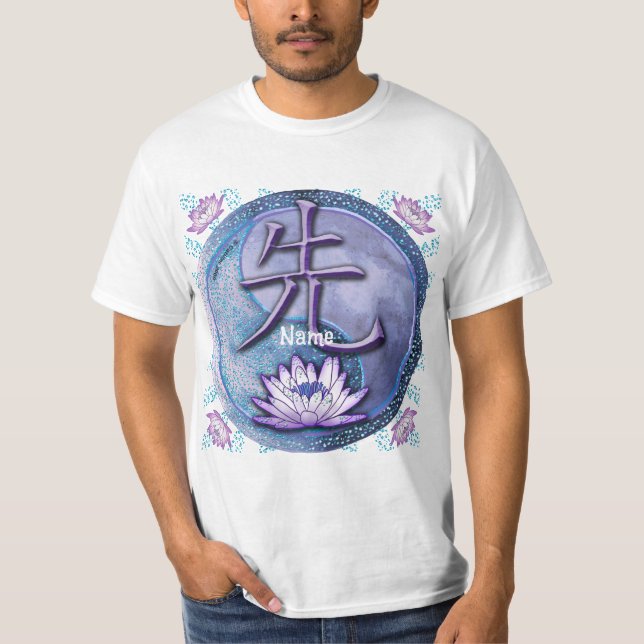 Camiseta Water Lotus Teacher  (Frente)