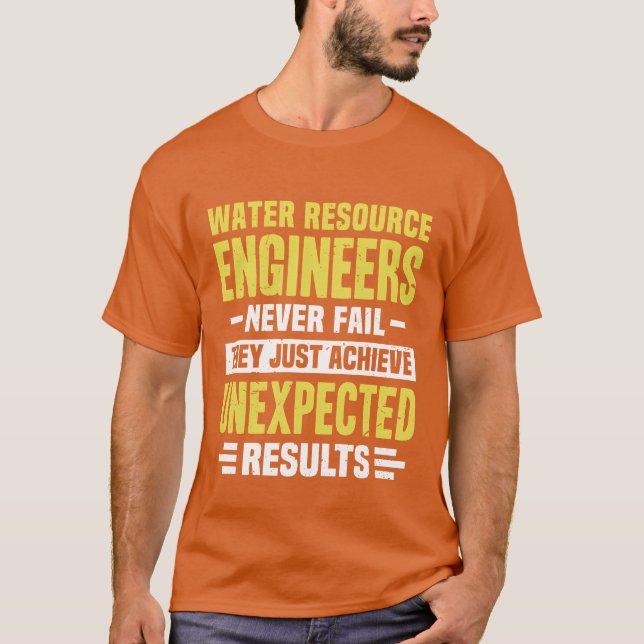 Camiseta Water Resource Engineer Engineering Funny Design N (Frente)