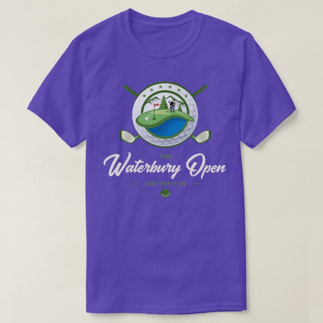 Camiseta Waterbury Open 1996 Happy Gilmore Versão (Frente do Design)