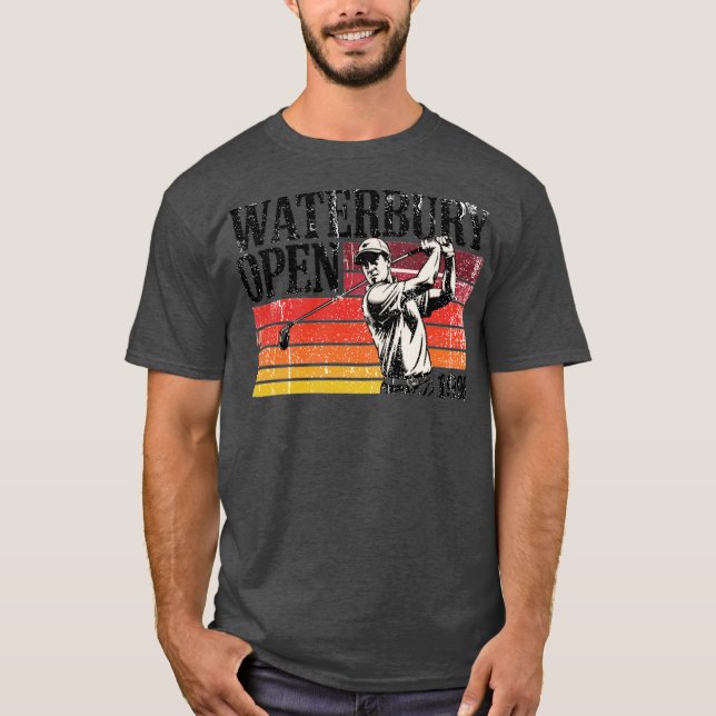 Camiseta Waterbury Open Happy Gilmore - Estilo Retroativo I (Frente)