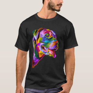 Camiseta Watercolor American Staffordshire Bull Terrier Art