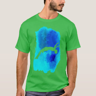 Camiseta Watercolor Backflip Gymnastics