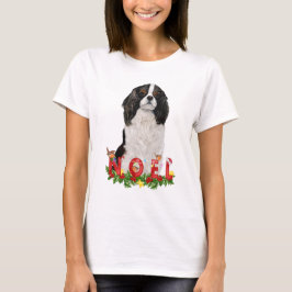 Camiseta Watercolor Cavalier King Charles Noel Natal