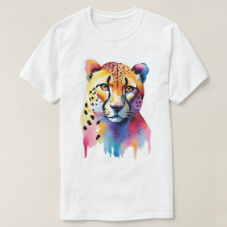 Camiseta Watercolor Cheetah