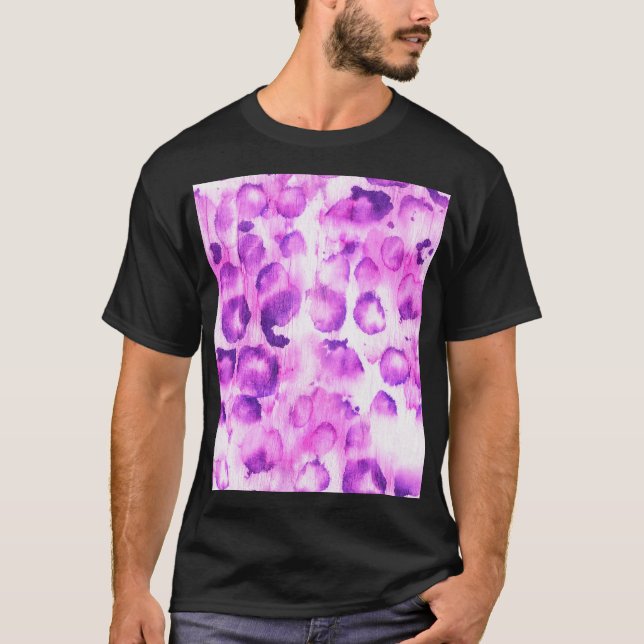 Camiseta Watercolor Cheetah: Impressão leve em animais. (Frente)