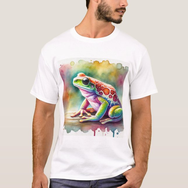 Camiseta Watercolor Coqu Frog 140724AREF115 - Watercolor (Frente)