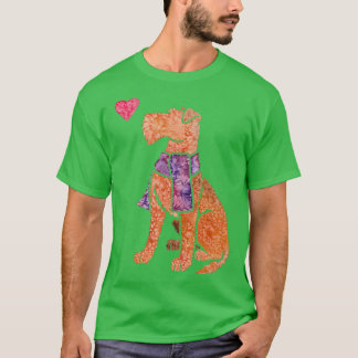 Camiseta Watercolor Irish Terrier