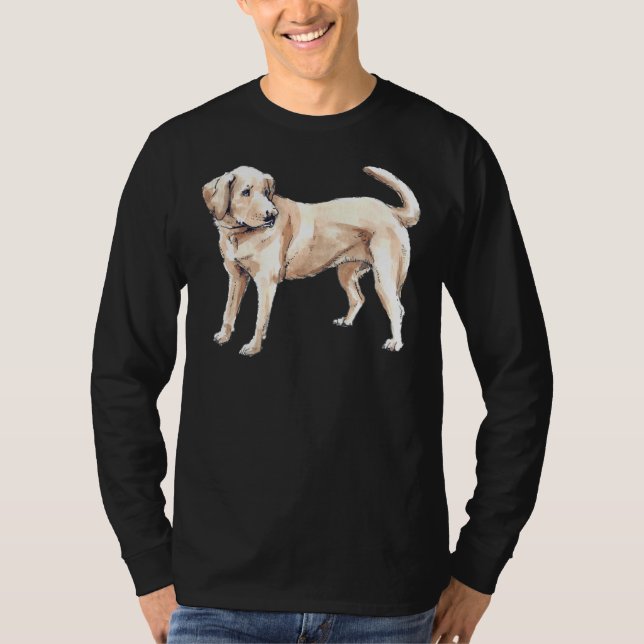 Camiseta Watercolor Labrador Retriever (Frente)