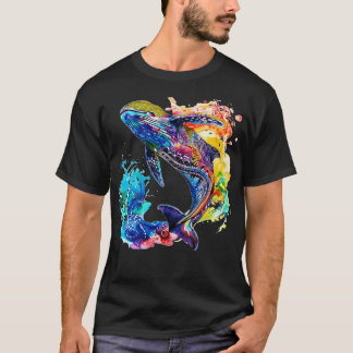 Camiseta Watercolor Marine Life