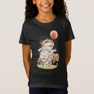 Camiseta Watercolor Mummy Hamster Halloween