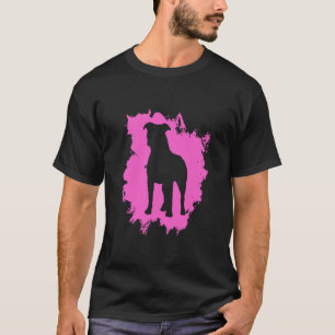 Camiseta Watercolor Pitbull Torto Pitbull Arte Lover Bonita