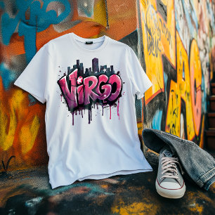 Camiseta Watercolor Virgo Grafite Airpush Zodiac Mulher