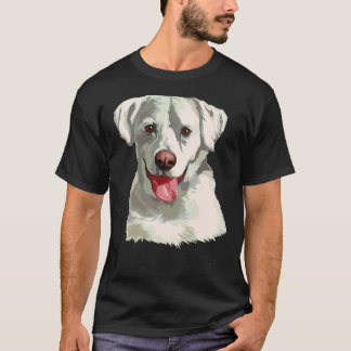 Camiseta Watercolor White Labrador