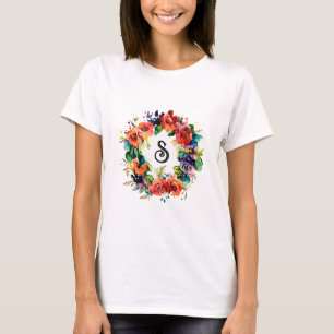 Camiseta Watercolor Wreath