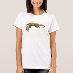 Camiseta Watercolour Dourado no papel