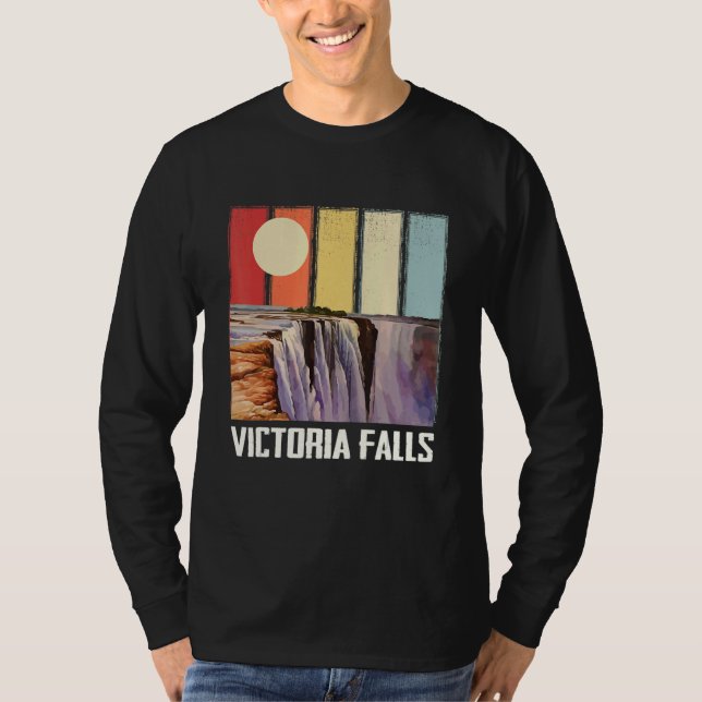 Camiseta Waterfall Africa Victoria Falls Souvenir Zimbabwe  (Frente)
