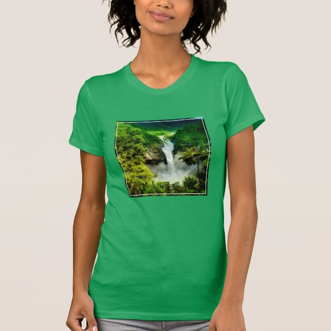 Camiseta Waterfalls | San Rafael Falls, Ecuador (Frente)