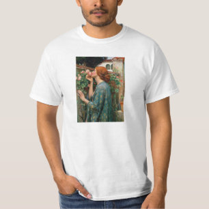 Camiseta Waterhouse a alma do t-shirt do rosa