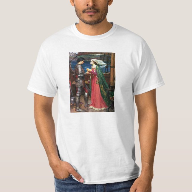 Camiseta Waterhouse Tristan e t-shirt de Isolde (Frente)