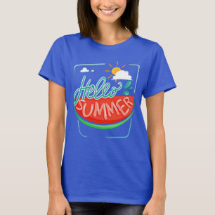 Camiseta Watermelon Hello Summer T-Shirt
