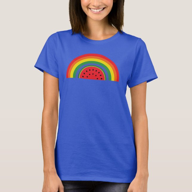 Camiseta Watermelon Rainbow (Frente)