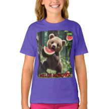 Watermelon Wanderer: Camisa-T da Criança