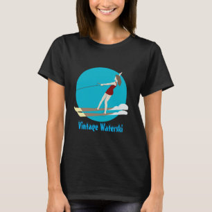 Camiseta Waterski, estilo Vintage
