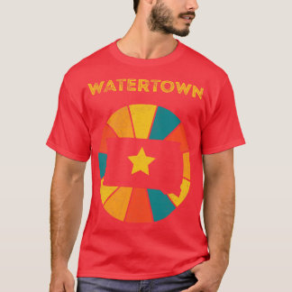 Camiseta Watertown South Dakota Vintage angustiou Souvenir