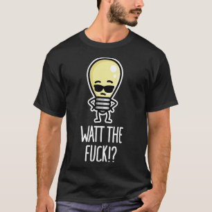 Camiseta Watt o WTF O que a lâmpada pisca