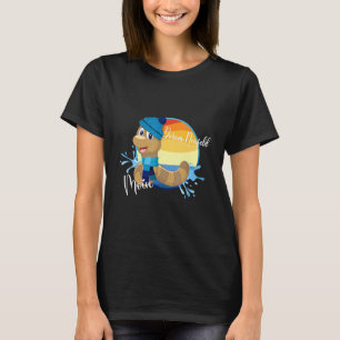 Camiseta Wattworm North Sea Beach Wadtenseer Dorum Neufeld