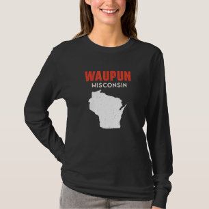 Camiseta Waupun EUA Estado América Viagem Montanan Helena